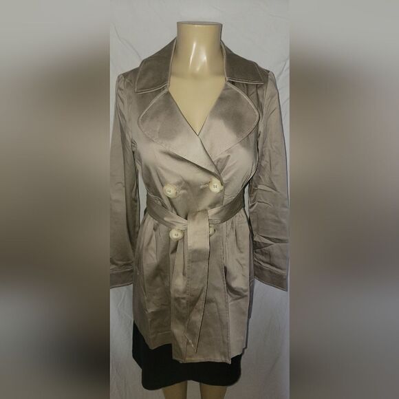 Esprit Khaki Trench Coat - Picture 2 of 12